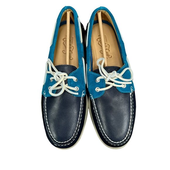 Sperry Gold Cup Authentic Original Nautical Navy Boat Shoes Men's Sizes 10.5-11 - Picture 7 of 9